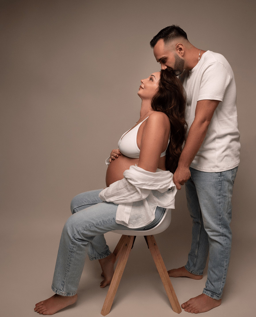 Babybauch Fotoshooting
