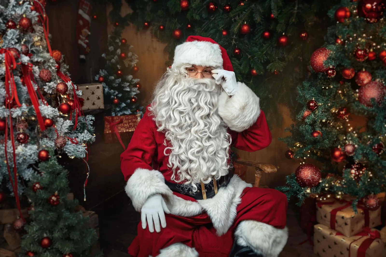 Weihnachtsfotoshooting